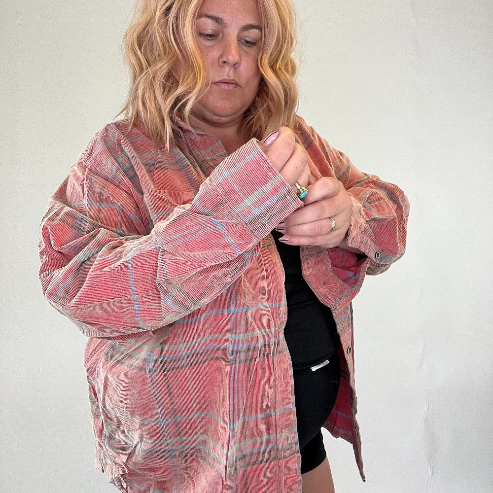 Clear Water Outfitters Ribbed Corduroy Button up